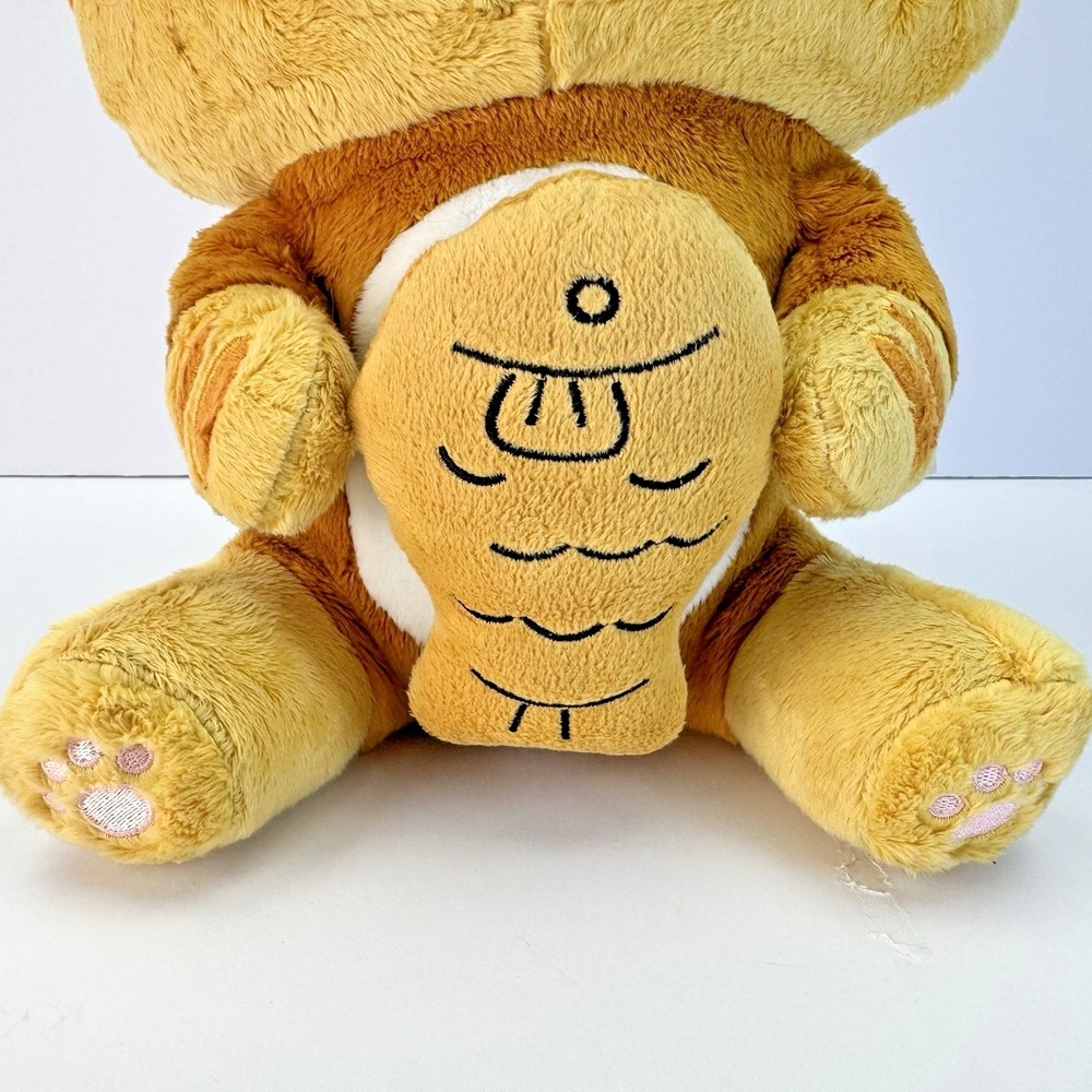 San-X Rilakkuma 14" Tiger Plush Holding Taiyaki Fish Zipper Pocket Brand New NWT - Picture 2 of 16